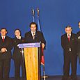 j'accueille le premier ministre Jean-Pierre RAFARIN à Nogent