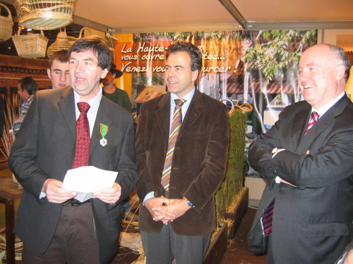 remise du mérite agricole à Michel ANDRE