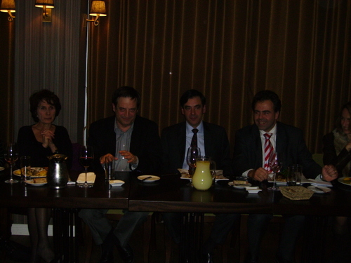 diner avec le ministre de la justice israelien