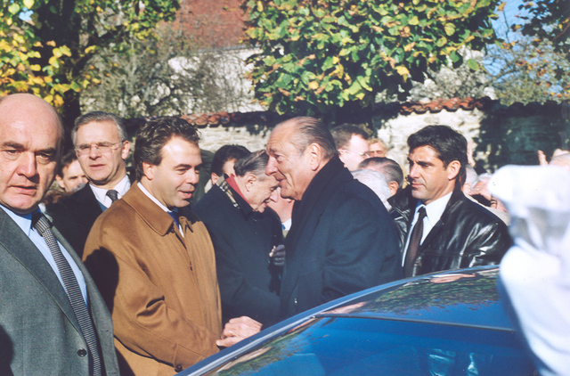 Avec Jacques Chirac à Colombey